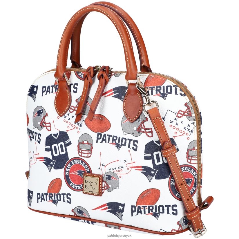 Dooney & Bourke Gameday Zip Zip Satchel Women Patriots Jersey Accessories 6B6H8J2159