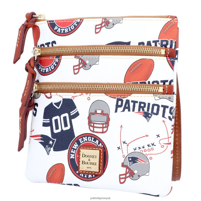 Dooney & Bourke Triple-Zip Crossbody Bag Women Patriots Jersey Accessories 6B6H8J2181