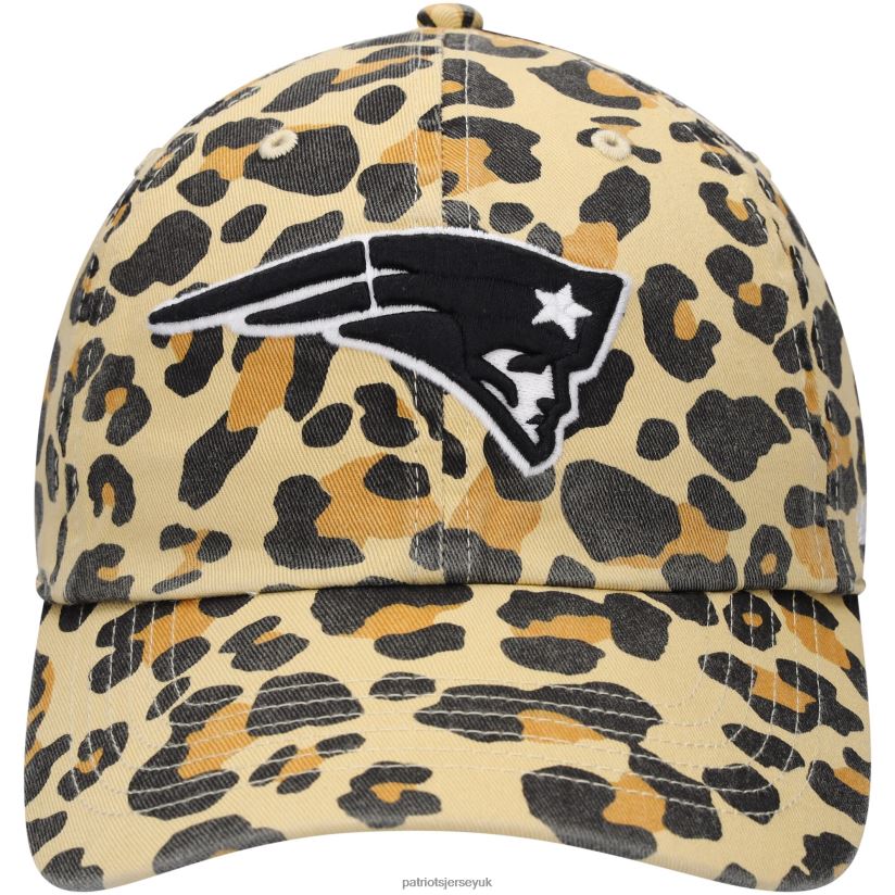 47 Tan Bagheera Clean Up Allover Adjustable Hat Women Patriots Jersey Accessories 6B6H8J2262