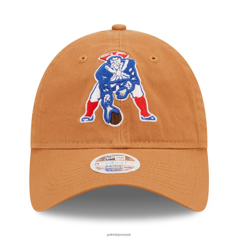 New Era Brown Core Classic 2.0 9TWENTY Adjustable Hat Women Patriots Jersey Accessories 6B6H8J2271
