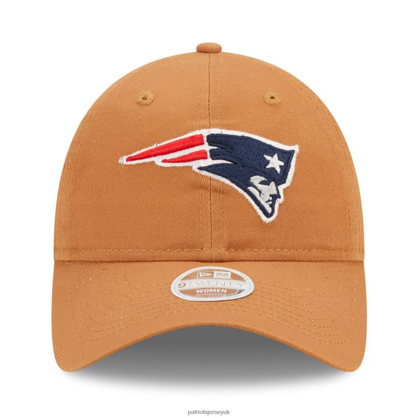 New Era Brown Core Classic 2.0 9TWENTY Adjustable Hat Women Patriots Jersey Accessories 6B6H8J2299