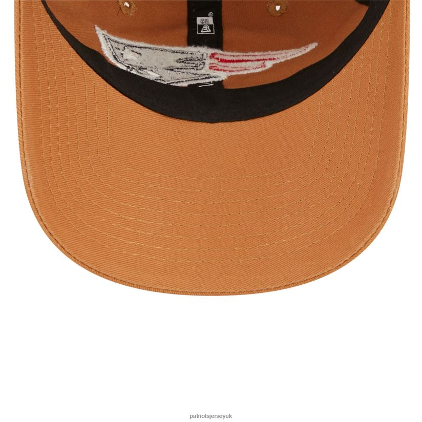 New Era Brown Core Classic 2.0 9TWENTY Adjustable Hat Women Patriots Jersey Accessories 6B6H8J2299
