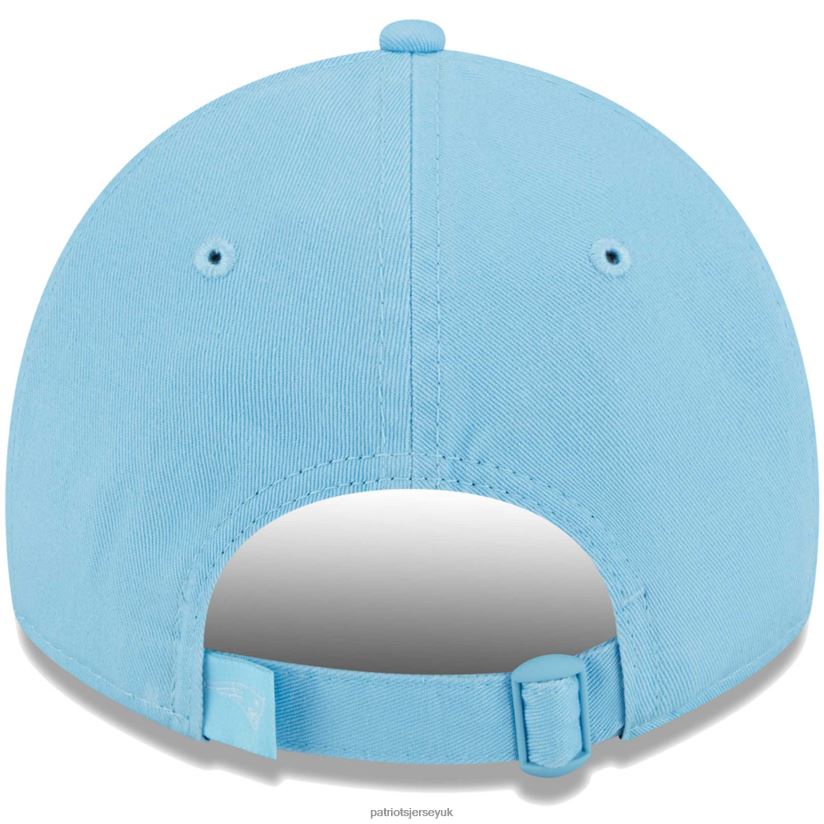 New Era Light Blue Color Pack Brights 9TWENTY Adjustable Hat Women Patriots Jersey Accessories 6B6H8J2286