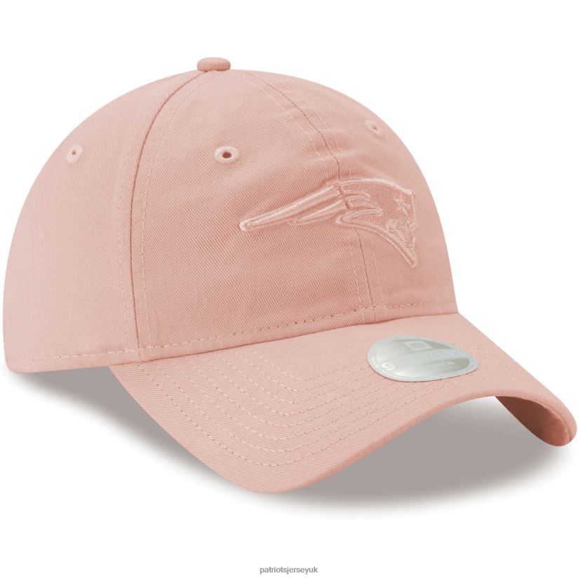New Era Pink Core Classic 2.0 Tonal 9TWENTY Adjustable Hat Women Patriots Jersey Accessories 6B6H8J2264