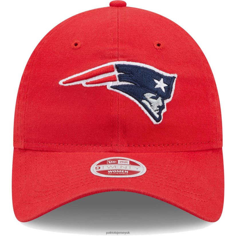 New Era Red Core Classic 2.0 9TWENTY Adjustable Hat Women Patriots Jersey Accessories 6B6H8J2307
