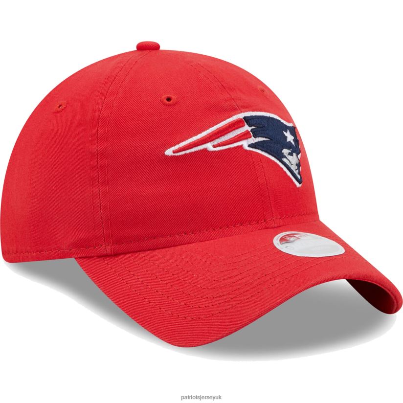 New Era Red Core Classic 2.0 9TWENTY Adjustable Hat Women Patriots Jersey Accessories 6B6H8J2307