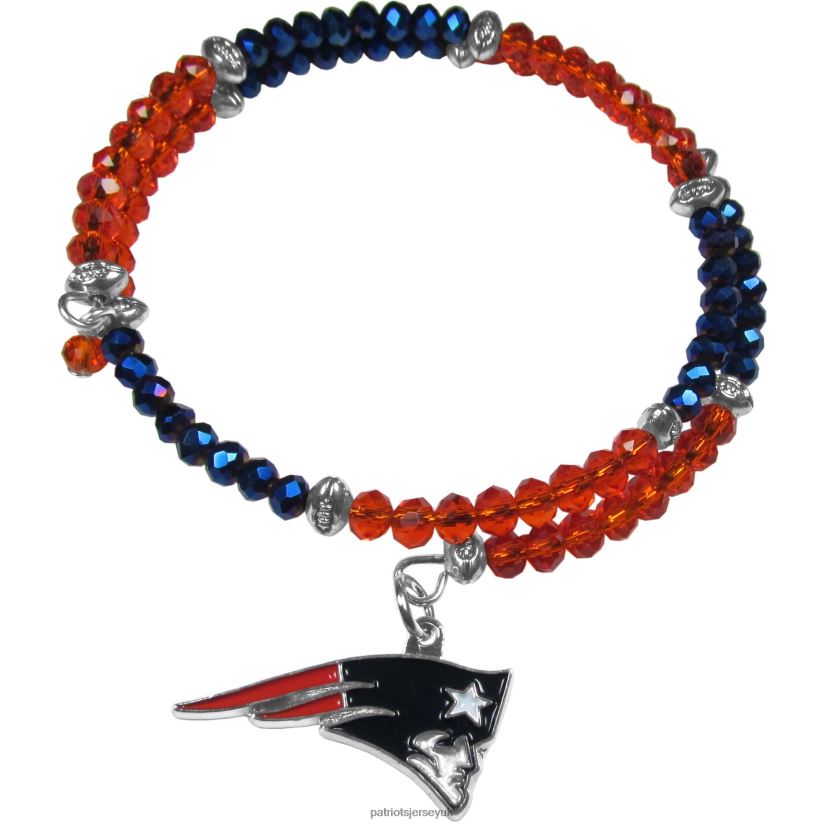 400 Degrees Crystal Bracelet Women Patriots Jersey Accessories 6B6H8J2163