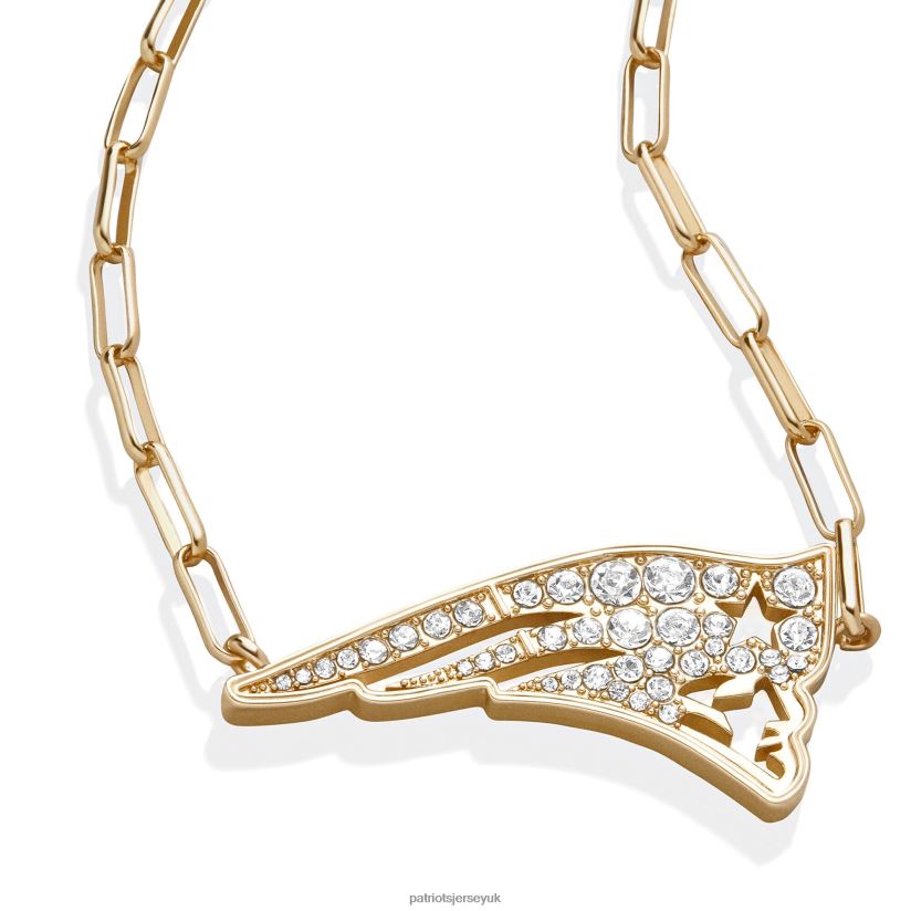 BaubleBar Paperclip Chain Necklace Women Patriots Jersey Accessories 6B6H8J2204