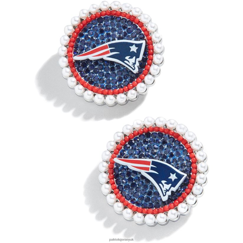 BaubleBar Statement Stud Earrings Women Patriots Jersey Accessories 6B6H8J2202