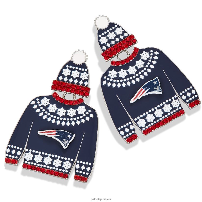 BaubleBar Sweater Earrings Women Patriots Jersey Accessories 6B6H8J2212