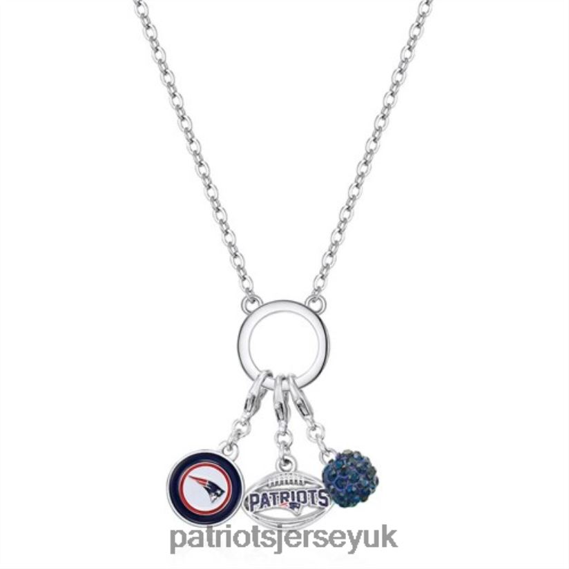 Three-Charm Necklace Women Patriots Jersey Accessories 6B6H8J2187