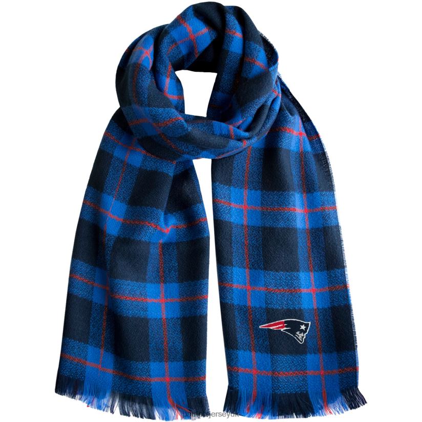Little Earth Plaid Blanket Scarf Women Patriots Jersey Accessories 6B6H8J2171