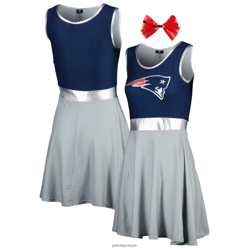 Navy/Gray Game Day Costume Dress Set Women Patriots Jersey Clothing 6B6H8J2223