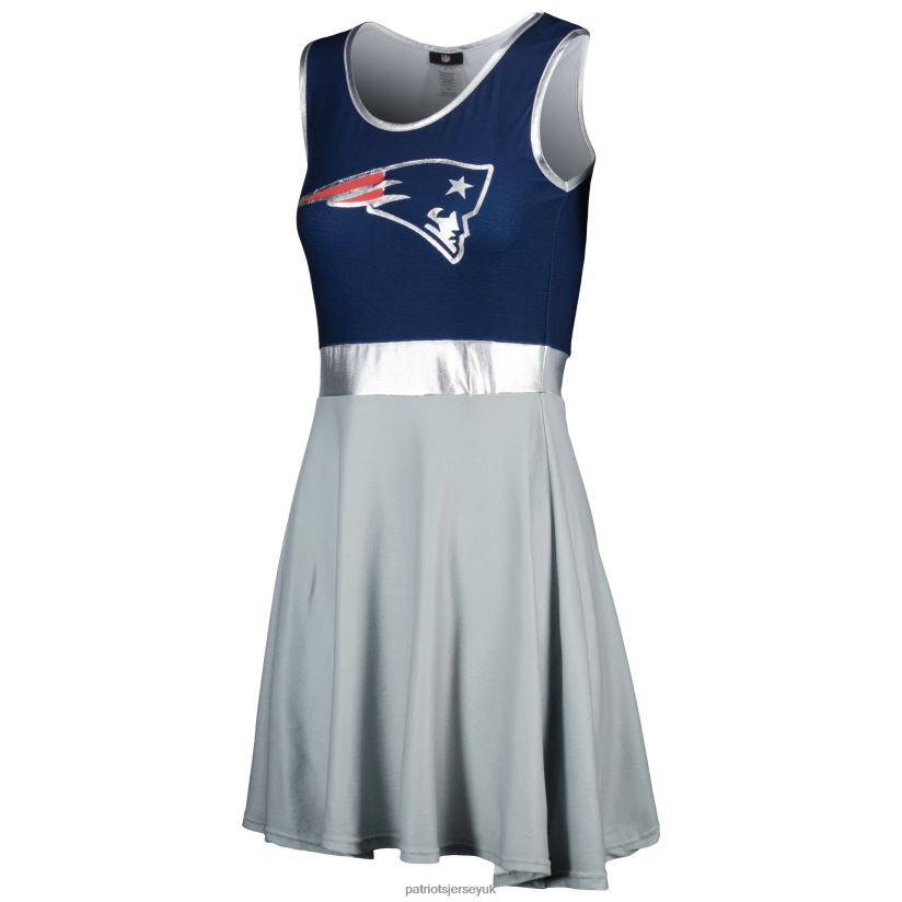 Navy/Gray Game Day Costume Dress Set Women Patriots Jersey Clothing 6B6H8J2223