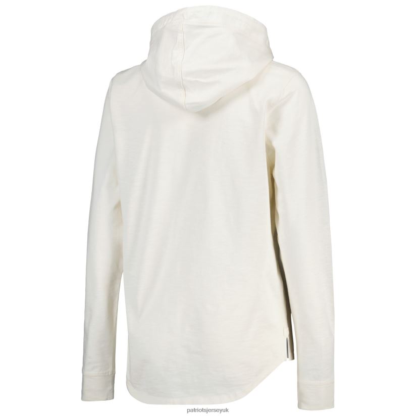 Tommy Bahama Cream Ashby Isles Jersey Pullover Hoodie Women Patriots Jersey Clothing 6B6H8J2402