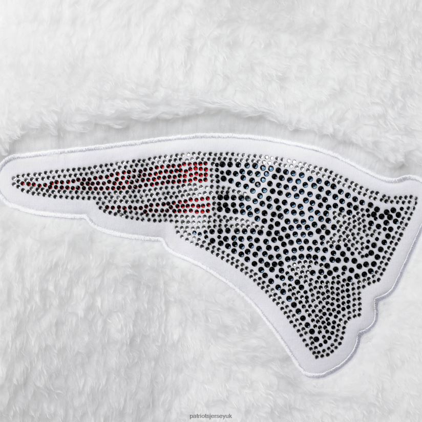 Touch White Milestone Tracker Pullover Sweatshirt Women Patriots Jersey Clothing 6B6H8J2423