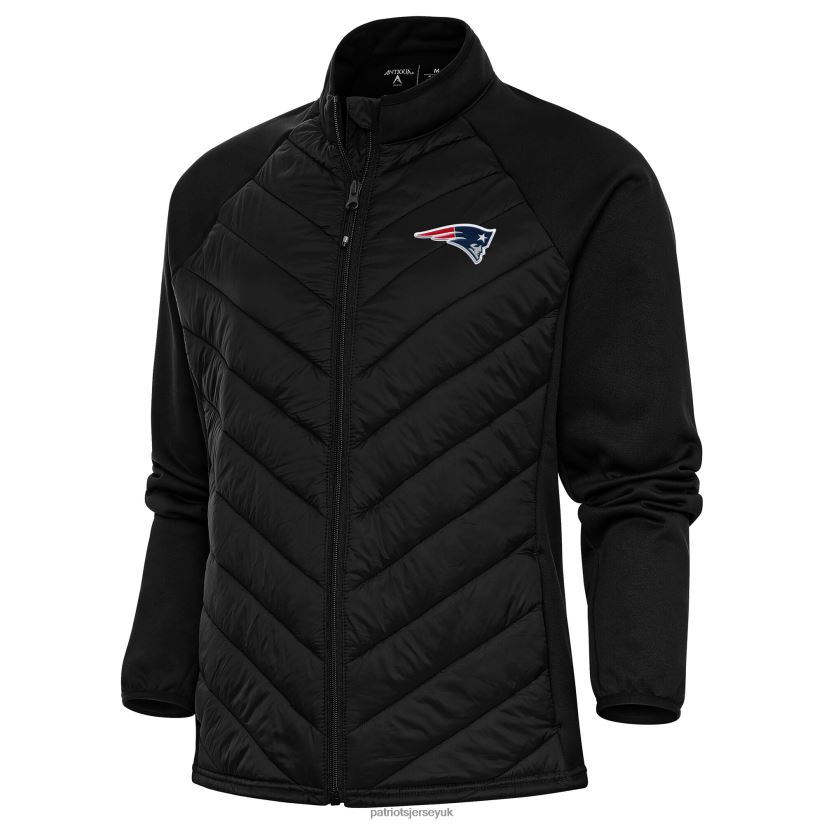Antigua Black Altitude Full-Zip Jacket Women Patriots Jersey Clothing 6B6H8J869