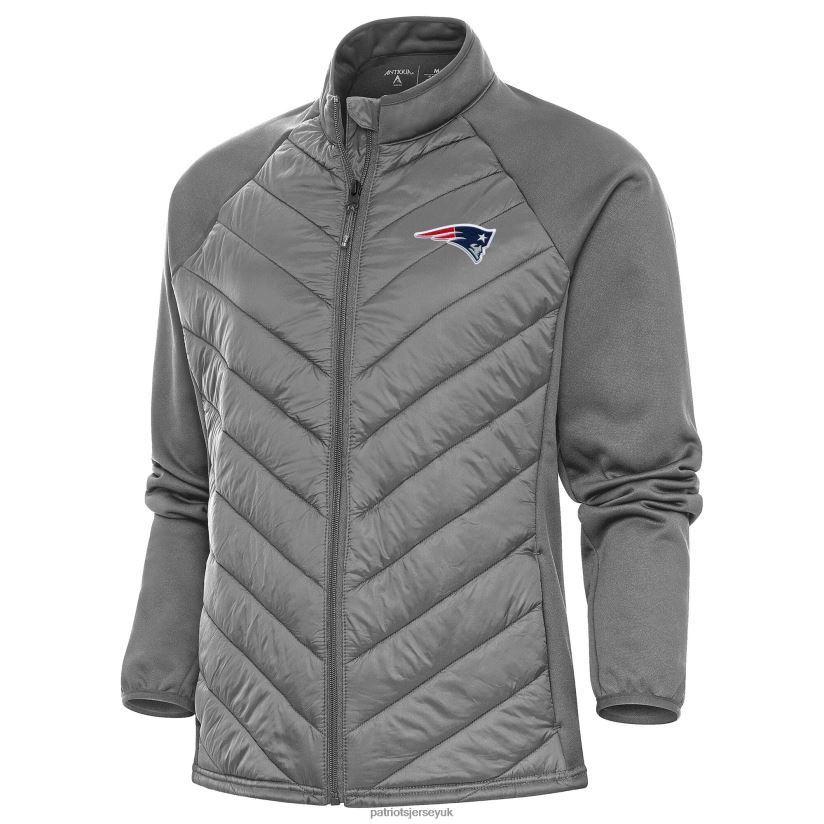 Antigua Steel Altitude Full-Zip Jacket Women Patriots Jersey Clothing 6B6H8J868