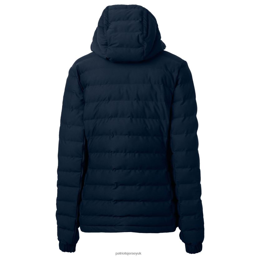 Cutter & Buck Navy Americana Mission Ridge Repreve Puffer Full-Zip Jacket Women Patriots Jersey Clothing 6B6H8J966