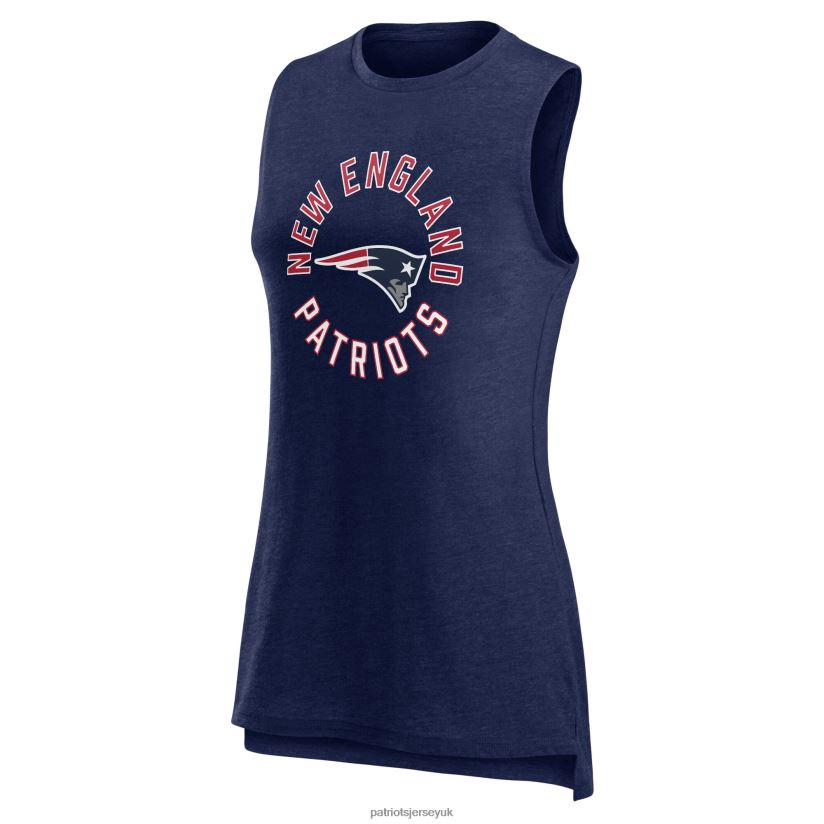 Fanatics Branded Heather Navy What Goes Around Tank Top Women Patriots Jersey Clothing 6B6H8J2690
