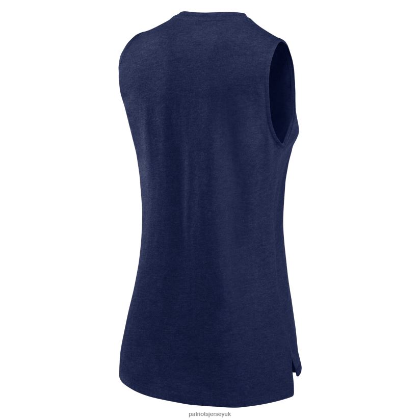 Fanatics Branded Heather Navy What Goes Around Tank Top Women Patriots Jersey Clothing 6B6H8J2690