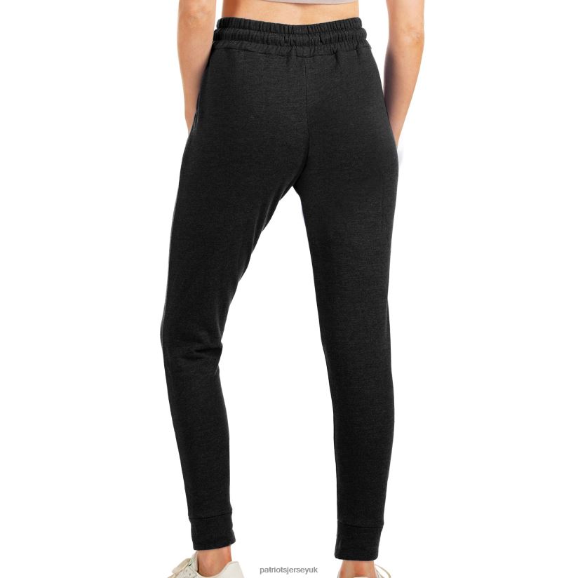 Antigua Heathered Black Action Jogger Pants Women Patriots Jersey Clothing 6B6H8J2492