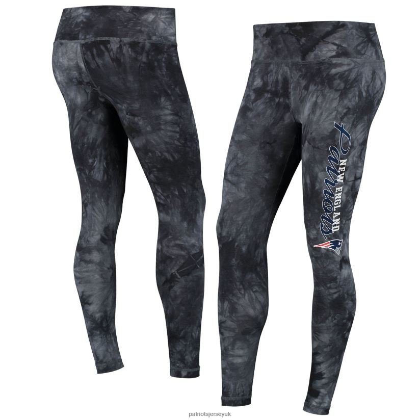 Concepts Sport Black Burst Tie Dye Leggings Women Patriots Jersey Clothing 6B6H8J2482