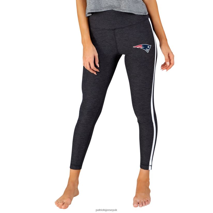 Concepts Sport Charcoal/White Centerline Knit Slounge Leggings Women Patriots Jersey Clothing 6B6H8J2488