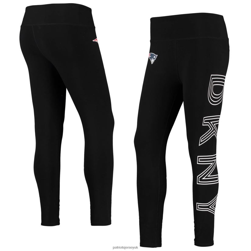 DKNY Sport Black Sami High Waisted Leggings Women Patriots Jersey Clothing 6B6H8J2493