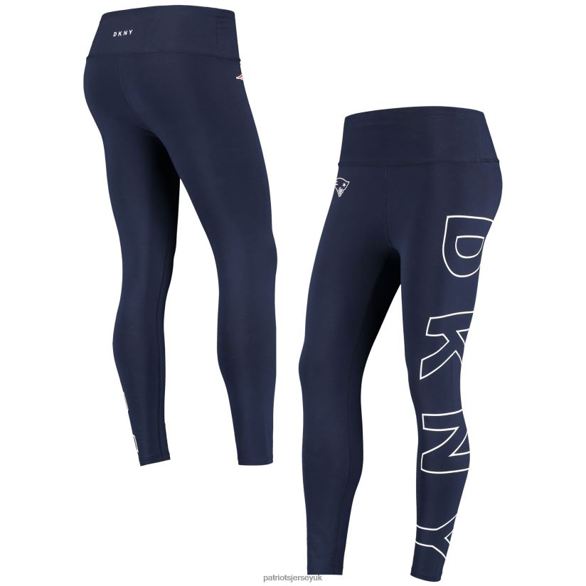 DKNY Sport Navy Eva Leggings Women Patriots Jersey Clothing 6B6H8J2476
