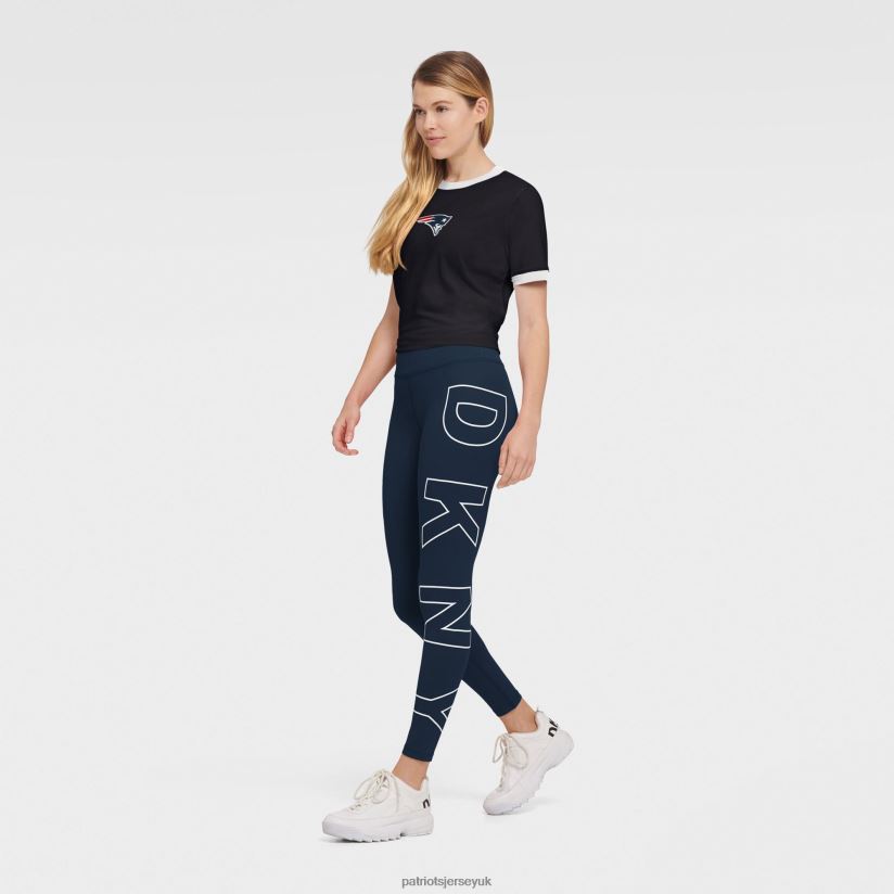 DKNY Sport Navy Eva Leggings Women Patriots Jersey Clothing 6B6H8J2476