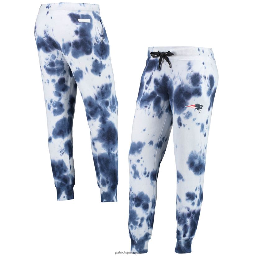 DKNY Sport White/Navy Melody Tie-Dye Jogger Pants Women Patriots Jersey Clothing 6B6H8J2495