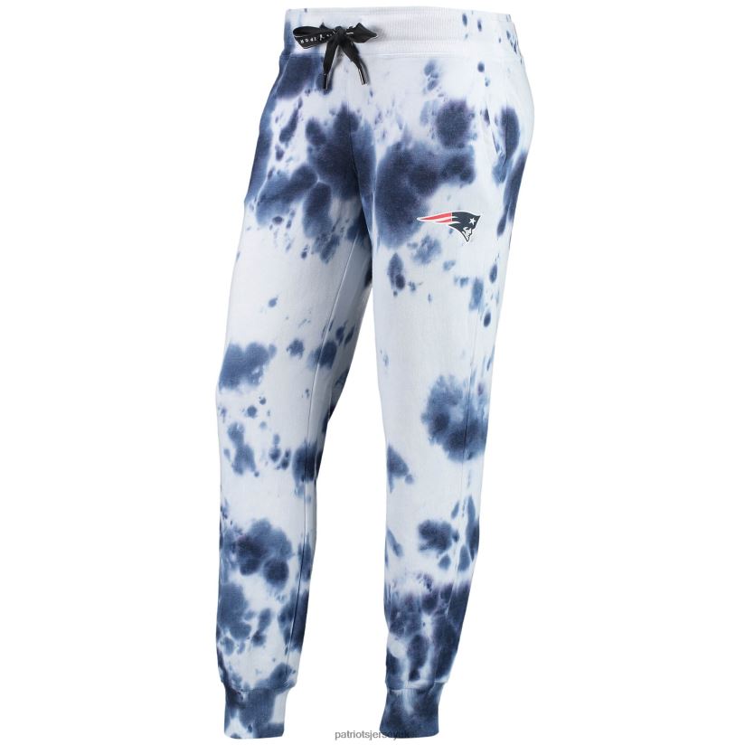 DKNY Sport White/Navy Melody Tie-Dye Jogger Pants Women Patriots Jersey Clothing 6B6H8J2495