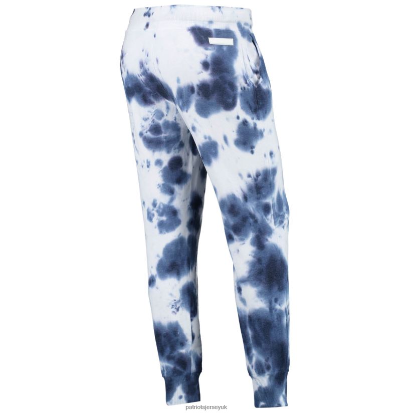 DKNY Sport White/Navy Melody Tie-Dye Jogger Pants Women Patriots Jersey Clothing 6B6H8J2495