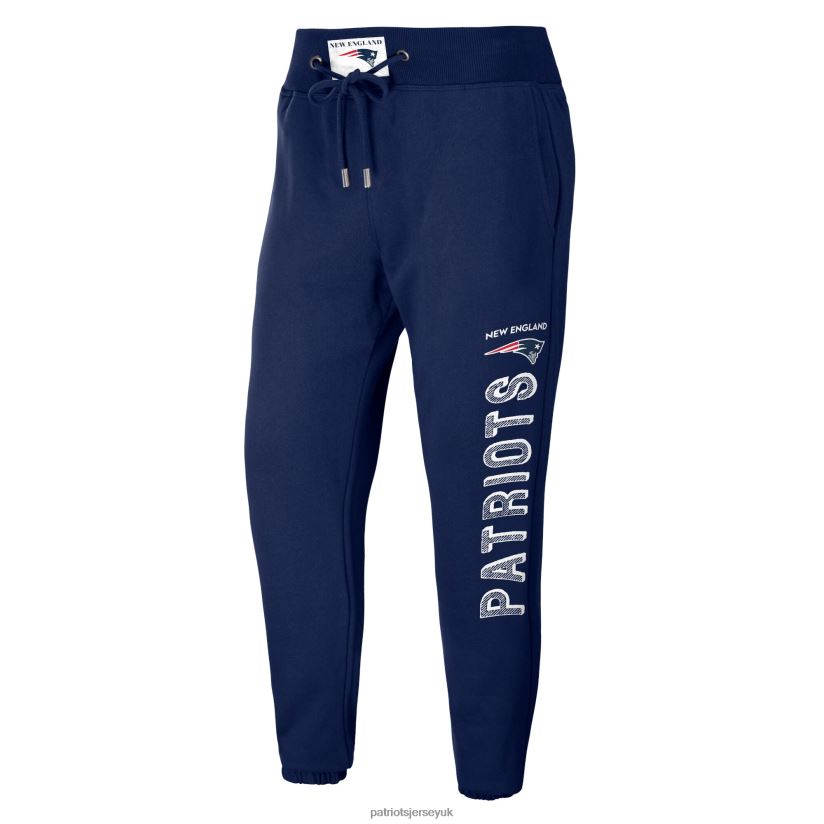 WEAR by Erin Andrews Navy French Terry Jogger Pants Women Patriots Jersey Clothing 6B6H8J2487