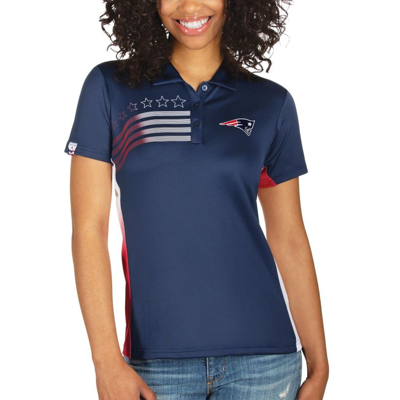 Antigua Navy Liberty Polo Women Patriots Jersey Clothing 6B6H8J2538