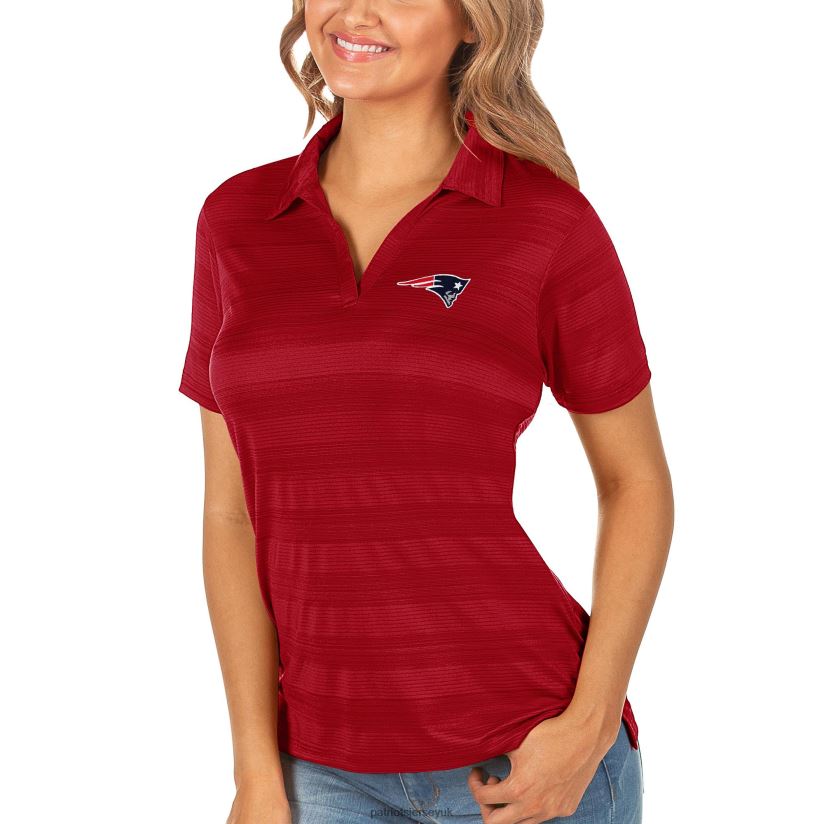 Antigua Red Compass Polo Women Patriots Jersey Clothing 6B6H8J2579