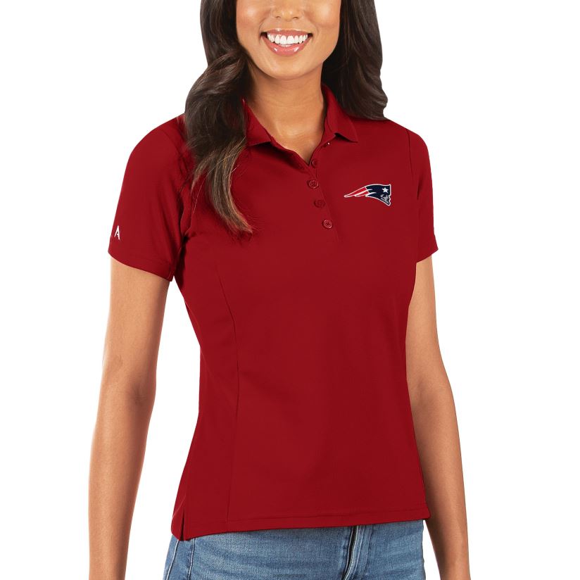 Antigua Red Legacy Pique Polo Women Patriots Jersey Clothing 6B6H8J2628