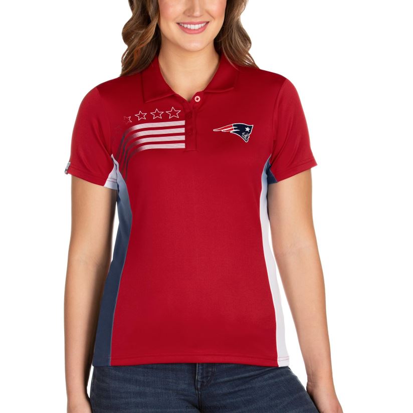 Antigua Red Liberty Polo Women Patriots Jersey Clothing 6B6H8J2539