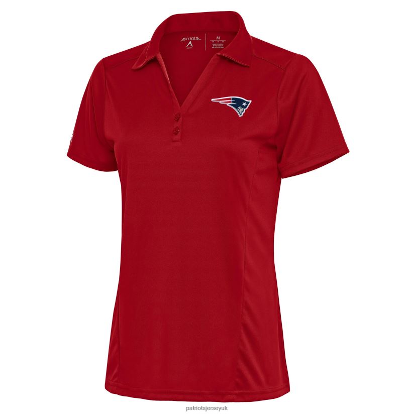Antigua Red Team Logo Tribute Polo Women Patriots Jersey Clothing 6B6H8J2564