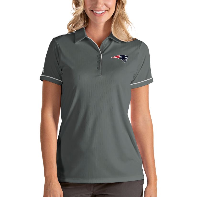 Antigua Steel Salute Polo Women Patriots Jersey Clothing 6B6H8J2630