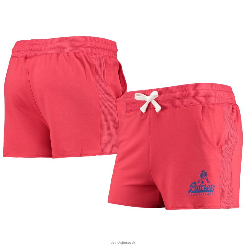 Junk Food Red Tri-Blend Shorts Women Patriots Jersey Clothing 6B6H8J2843