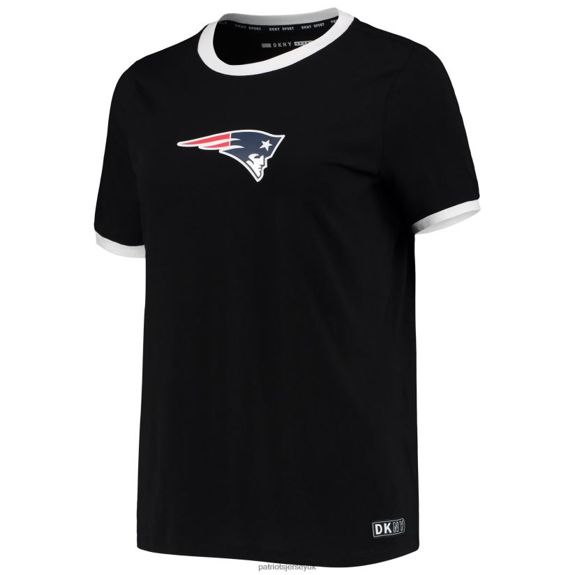 DKNY Sport Black Tri-Blend Charlotte T-Shirt Women Patriots Jersey Clothing 6B6H8J2800