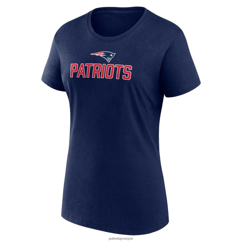 Fanatics Branded Navy Fundamental Base T-Shirt Women Patriots Jersey Clothing 6B6H8J2697