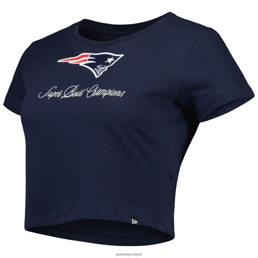 New Era Navy Historic Champs T-Shirt Women Patriots Jersey Clothing 6B6H8J2702