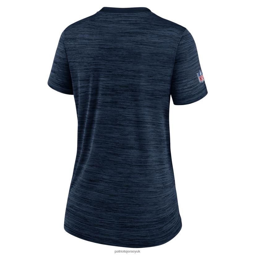 Nike Navy Sideline Velocity Lockup Performance T-Shirt Women Patriots Jersey Clothing 6B6H8J2720