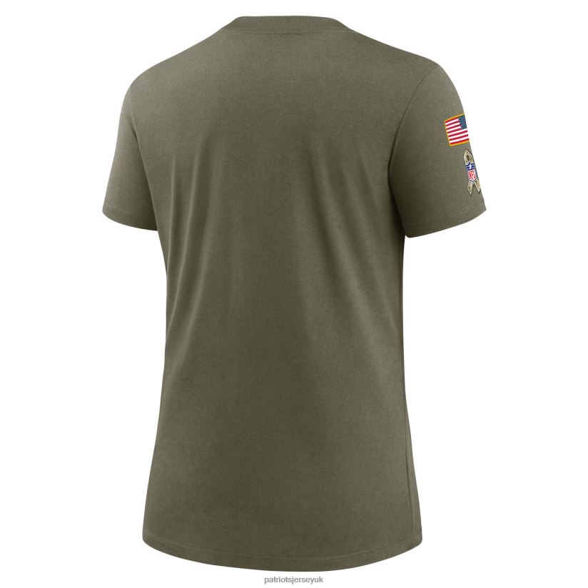 Nike Olive 2022 Salute To Service Legend T-Shirt Women Patriots Jersey Clothing 6B6H8J2661