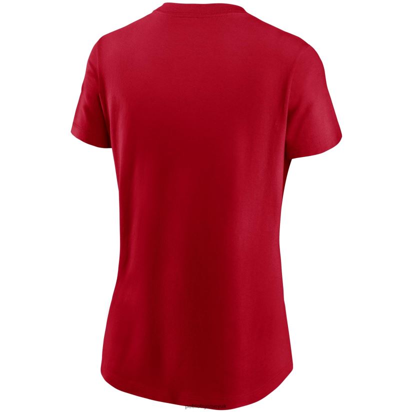 Nike Red Logo Essential T-Shirt Women Patriots Jersey Clothing 6B6H8J2726