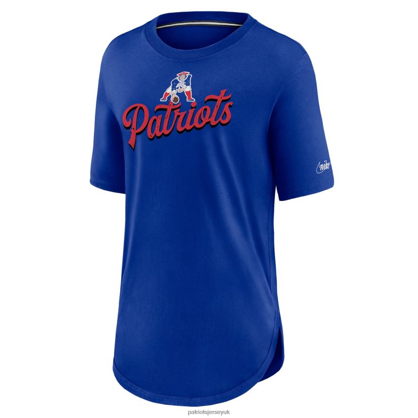 Nike Royal Historic Logo Weekend Tri-Blend T-Shirt Women Patriots Jersey Clothing 6B6H8J2729