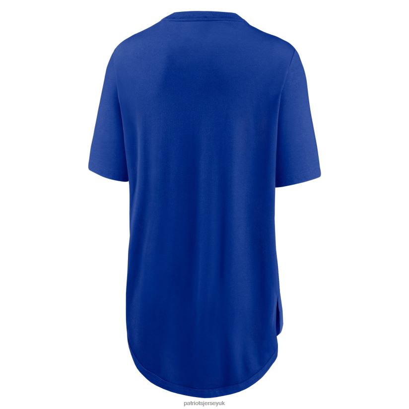 Nike Royal Historic Logo Weekend Tri-Blend T-Shirt Women Patriots Jersey Clothing 6B6H8J2729